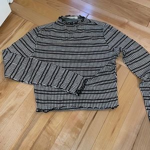 High neck long sleeve